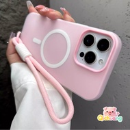 Korean Candy Color Magnetic Case With Wrist Strap For Vivo Y75 Y73 Y70 Y58 Y56 Y55 Y53S Y51 Y51A Y51