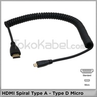 Exh - Micro Hdmi Spiral Cable [Type D - Type A]