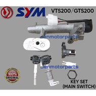 GTS200 VTS200 KEY SET MAIN SWITCH VTS200 SYM KUNCI SET 35010-HMA-1003 ORIGINAL100%SYM  EVO250i KEY S