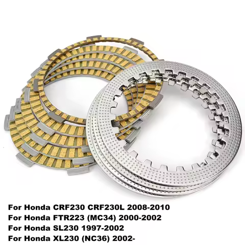 Clutch Friction Disc Plate For Honda CRF230 CRF230L CRF230M CRF 230 230L SL230 XL230 FTR223 MC34 222