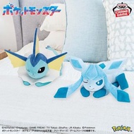 預訂 日本直送 Pokemon 寵物小精靈 寶可夢 軟綿綿毛公仔 伊布家族 水伊布 冰伊布 午睡版 景品 包送港金