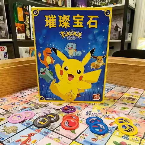 Splendor PokéMon Licensed Board Game Family Strategy Card Game 2 To 4 Players 30 Minutes Play Time F