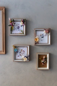 藝術家Chita Lu聯名正方花框 - 永生乾燥花禮 (附包裝盒)