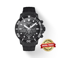 Tissot T120.417.37.051.02 Men's Seastar 1000 Chronograph Quartz Diver Full Black Rubber Strap Way