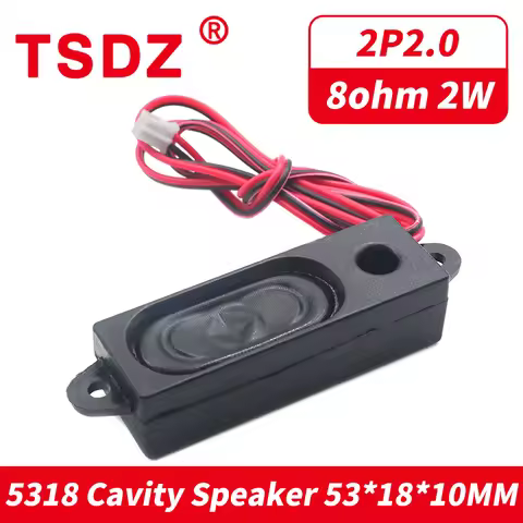 1Pcs 1853 5318 LCD Monitor/TV Cavity Speaker Horn 2W 8R Loud Box Speaker 8 Ohms 2Watt 8R 2W 18*53*9M