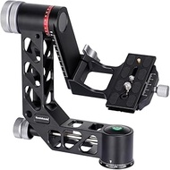 koolehaoda Professional Gimbal Head Tripod Head Aluminum Alloy Heavy Duty 360° Panoramic with Arca-S