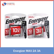Energizer MAX 2A 3A 12pcs Per Card MAX Energizer Alkaline Battery AA & AAA