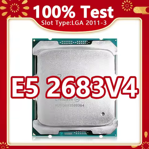 Xeon E5-2683V4 CPU 14nm 16 Cores 32 Threads 2.1GHz 40MB 120W processor LGA2011-3 for X99 motherboard