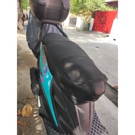 ♞,♘,♙YAMAHA YTX 125 | Durable Motorcycle Accessories Net Seat Cover Black Anti-slip