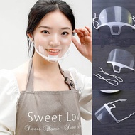 TRANSPARENT MOUTH SHIELD / TRANSPARENT PROTECTIVE FACE SHIELD / TRANSPARENT FACE MASK