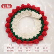 Taiwan Ready Stock Can Receive Tickets Cats Dogs Rabbits Pets Hand-Knitted Collars Necklaces Bibs Ph