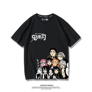 Demon Slayer: Kimetsu no Yaiba To the Hashira Training Cosplay cloth  summer T-shirt Anime Short Sle
