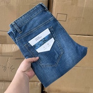 seluar panjang lelaki jeans men Sejuk dan bernafas Seluar jeans standard musim bunga dan musim panas
