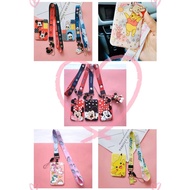 SG Stock EzLink ID Card Holder Kids Micky/Unicorn/Pikachu/Winnie Pooh Card Holder cartoon With Lanyard Neck Strap Card