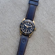 帝舵表藍色表帶 真皮表帶