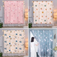 Bestenrose 1.5x2m Thick Curtains Velcro Self-Adhesive Magic Paste Langsir Drapes Easy Install Pintu 