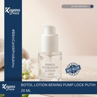 BD FOUNDATION BOTTLE 20MLBENING BD CLEAR 20/ WHITE PUMP LOCKML SET (BD BENING 20)