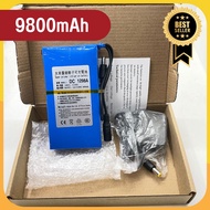 แบตเตอรี่ battery rechargeble 12V 3000mAh 4000mAh 6800mAh 9800mAh 15000mAh 20000mAh แถมอะแดปเตอร์ สิ