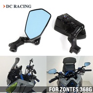 Quá trình đúc hợp kim nhôm CNC gương chiếu hậu trang trí 368g gương chiếu hậu độ nét cao cho zontes