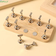 EGALLY Magnetic Nail Practice Stand, Adjustable Practice Holder Nail Tips Holder, Nail Art Nail Disp