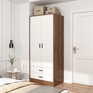 dlhome.com.my™ Wardrobe Baju Bigger Size Wooden Clothes Storage Cabinet Almari Baju kayu Almari Kabinet Almari pakaian