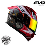 EVO GT-PRO RR Full Face Dual Visor Helmet Motorcycle With Free Clear Lens