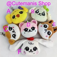 GANTUNGAN Ive Minive Plush Ive Cherry Liz Ganganji Dale Rei Naori Doll Key Keychain Toy