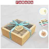 Hộp Quà Kraft Xếp Hình Vuông - 18 x 6.5 cm - Linh Lan