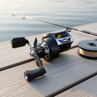 Vortex Baitcaster: 7.0:1 ,5+1 ,8 —— Vortex Baitcaster: Nisbah 7.0:1, 5+1 galas, seretan maksimum 8kg