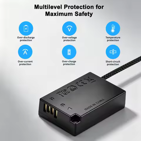 LP-E18 9V PD Dummy Battery, LP-E17 Type-C DC Power Adapter For Canon EOS Rebel T6i T6s T7i T8i RP SL