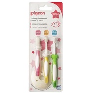 Pigeon Toothbrush Training Kids Set Lesson 1, 2, 3 BPA-Free Pigeon Toothbrush Set Berus Gigi Budak S