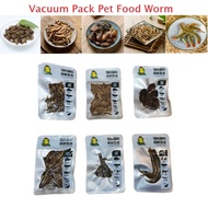 Vacuum Fresh Worm Arowana Bird Pet Food Dubia Cockroach Cricket SuperWorm Mealworm Centipede 杜比亚蜈蚣面包