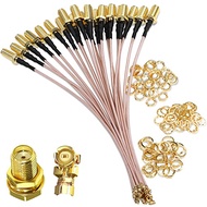 TUOLNK IPX MHF to SMA Cable,SMA Female to U.FL IPX IPEX-1 RG178 Coax Cable for GPS Module Mini PCI U