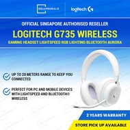 Logitech G735 Wireless Gaming Headset LIGHTSPEED RGB Lighting Bluetooth Aurora Collection