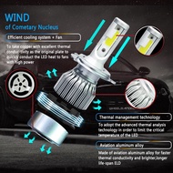 FREE POS/MURAH Nexus Car C6 Original Headlight LED H1 H3 H4 H7 H11 9005 9006 Fog Light Bulb Fog Lamp H7 2pcs