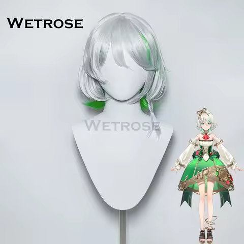 【Wetrose】In Stock Cecilia Immergreen Cosplay Wig Otomos Cece CC CiCi Hololive Justice Holo EN Vtuber
