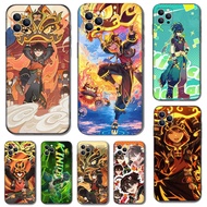 for iPhone 15 16 17 pro Plus Max Air TPU phone case soft shell protective cover (P-1) Kinich Genshin