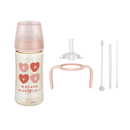 MOYUUM Gen3 ขวดนมเด็ก Premium PPSU โมยูม ALL IN ONE ขนาด 270ML (ลาย More Love) พร้อมจุก Stage2 สำหรั