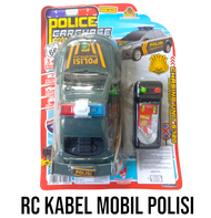 Mainan Mobil Remote Polisi Mobil Remote Kabel Mobil Polisi