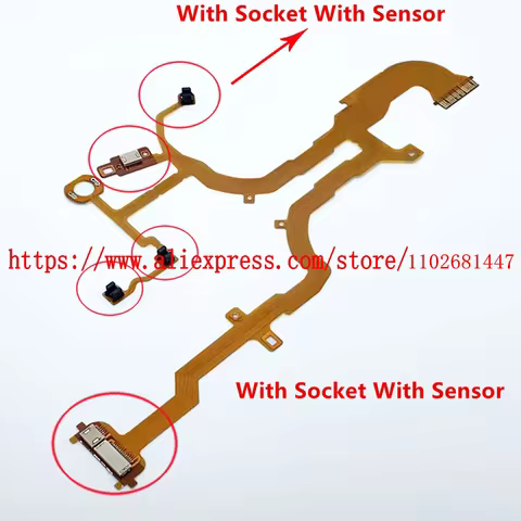 NEW Lens Back Main Flex Cable For SONY DSC-RX100 DSC-RX100 II RX100 M2 Digital Camera Repair Part + 