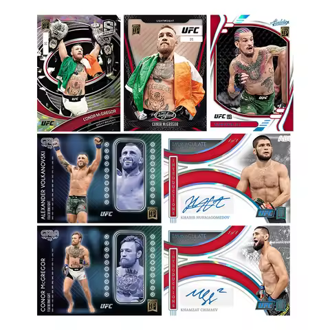 Homemade Diy Panini UFC Series Conor Mcgregor Amanda Nunes Aljamain Sterling Khabib Nurmagomedov Col