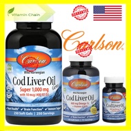 Carlson Cod-Liver Oil Super 1000mg/460mg with Omega3 + A & D3