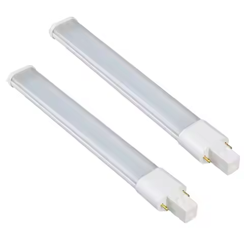 2pcs LED PL G23 GX23 3W4W5W7W Bulb Horizontal Side Plug Ceil CFL PL-S 7W 9W 13W Read Table Desk Lamp