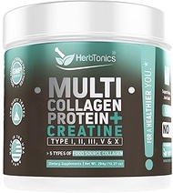 Multi Collagen Protein Powder Collagen Peptides Type (1,2,3,5 and 10) High Quality Blend of Grass-Fe