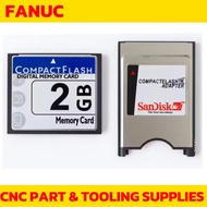 FANUC CARD READER (SANDISK PCMCIA ADAPTER AND 2 GB CF CARD)