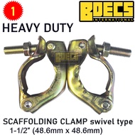 Scaffolding Clamp 1-1/2  (48.6mm x 48.6mm) Heavy Duty 1 pcs/set