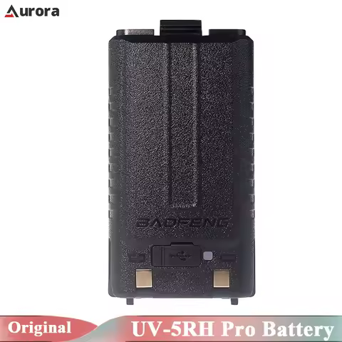Baofeng UV-5RH Pro Walkie Talkie Battery Type-C Charging Original BL-5RH Rechargable Battery DC7.4V 