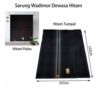 Penawaran Terbatas Sarung Pria Dewasa WADIMOR HITAM asli / Sarung