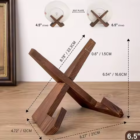 Wooden restaurant home menu rack, kitchen menu display stand, hanging study desk reading wooden book