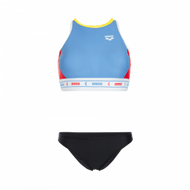 Arena - arena 女士泳衣 COLOR RUN 高領BRA TOP 兩件套裝